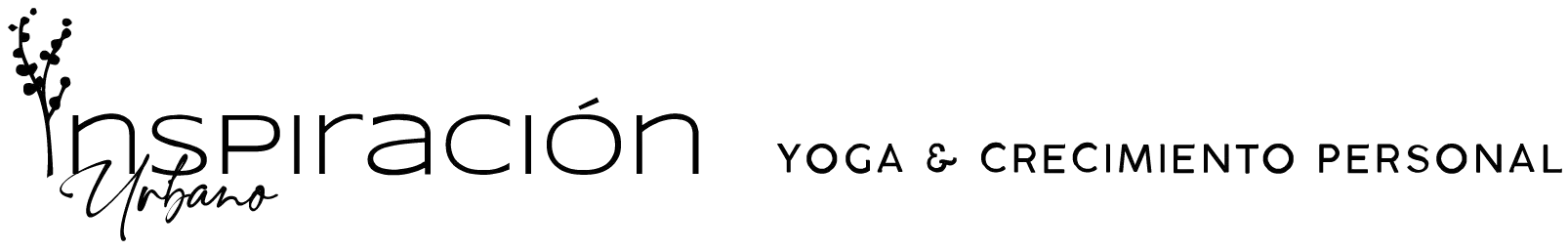 Logotipo Inspiración Urbano yoga y crecimiento personal