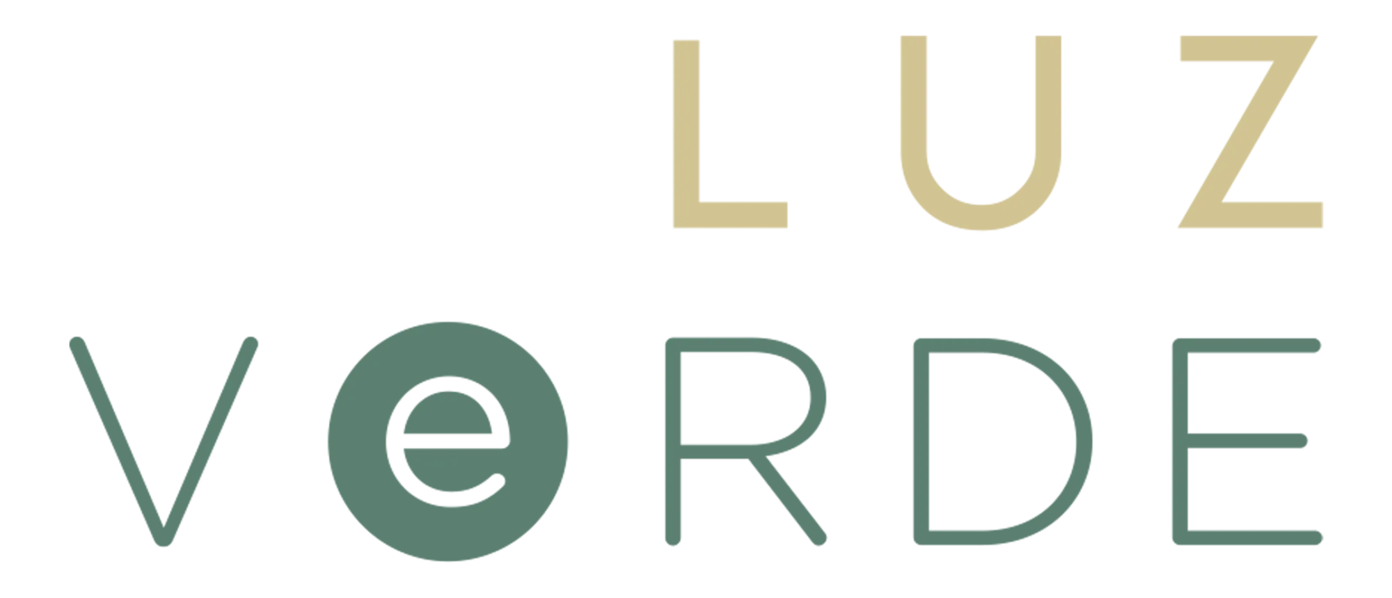 Logotipo con texto Luz Verde